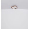 Globo CINDERELLA Ceiling Light LED Wood like finish, white, 1-light source