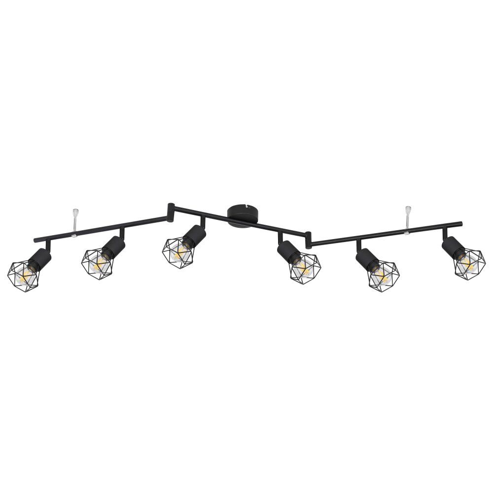 Globo XARA Ceiling Light black, 6-light sources