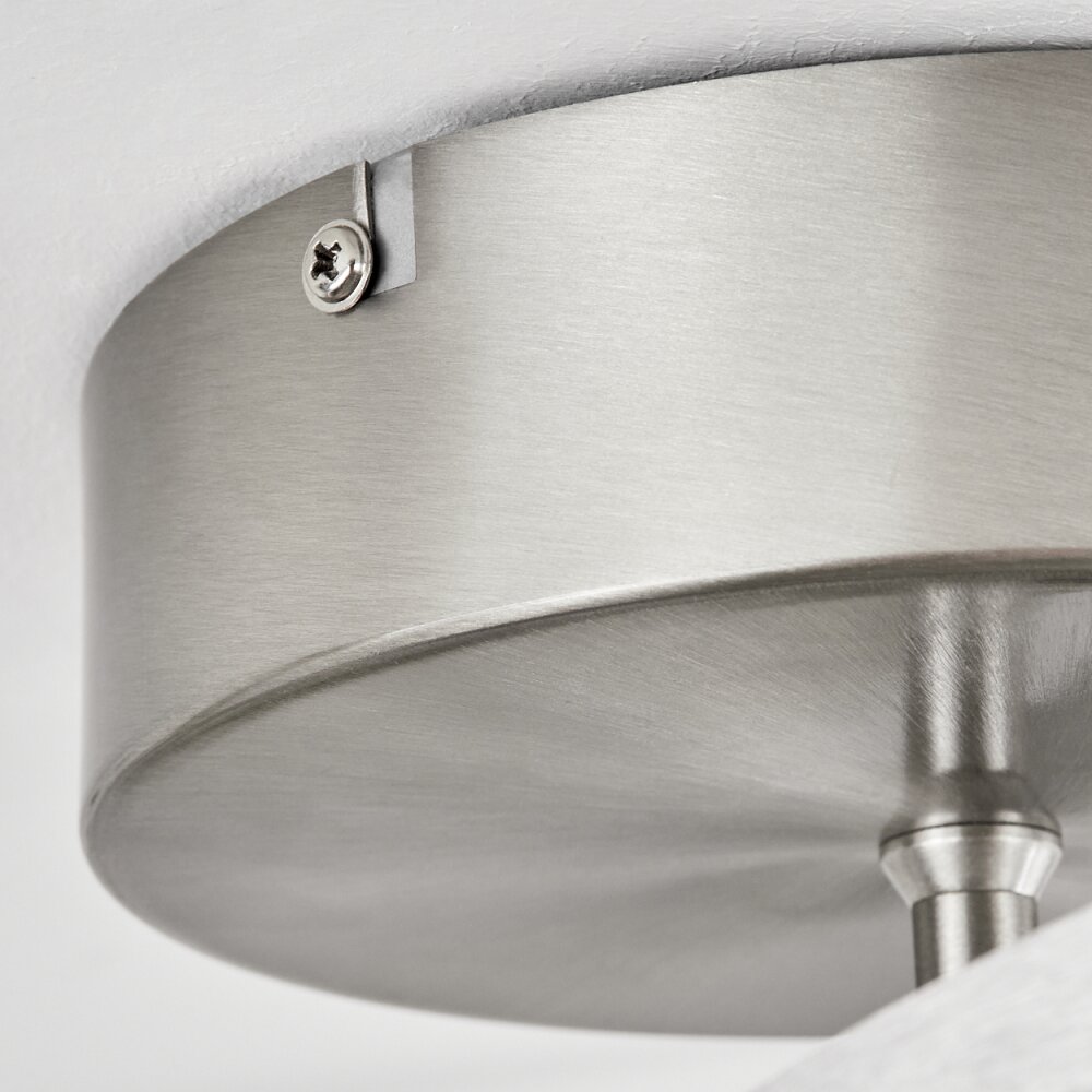 Vignats Ceiling Light LED matt nickel, 4-light sources, Remote control