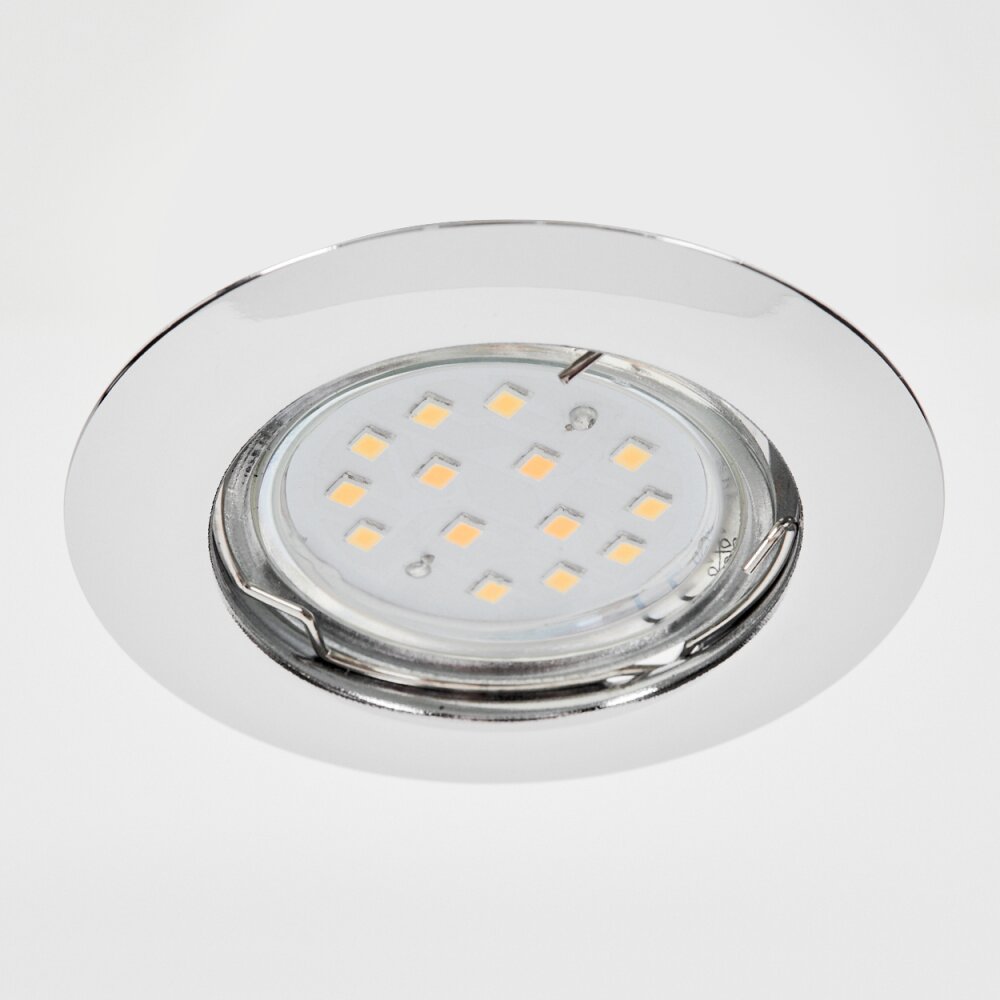 Vibersviller recessed light LED chrome, 1-light source