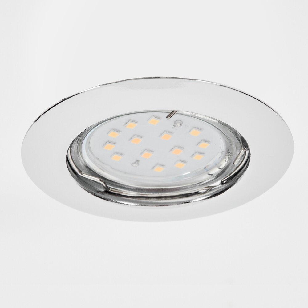 Vibersviller recessed light LED chrome, 1-light source