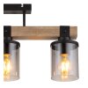 Globo LILA Ceiling Light brown, black, 3-light sources