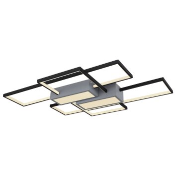 Globo AIGINA Ceiling Light LED black, 1-light source, Remote control