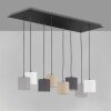 Fischer & Honsel Isko Pendant Light black, 8-light sources