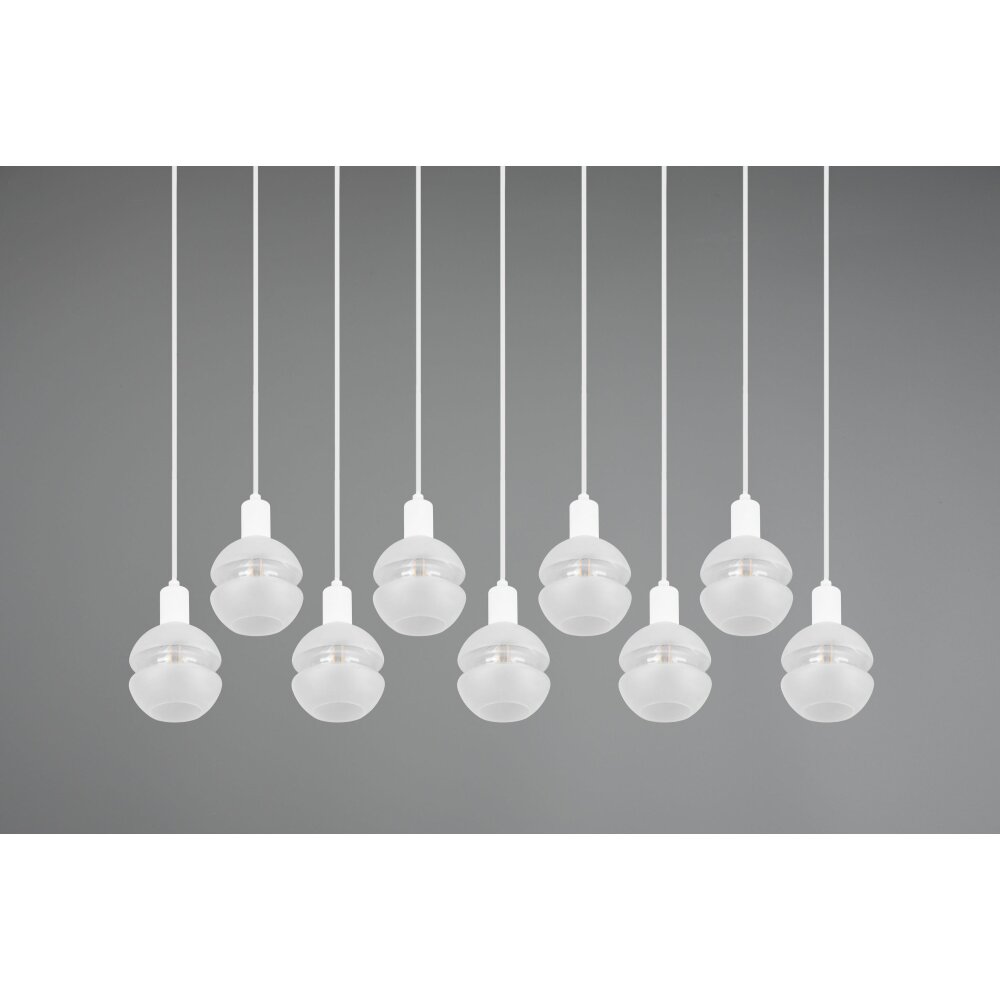 Trio Mela Pendant Light white, 9-light sources