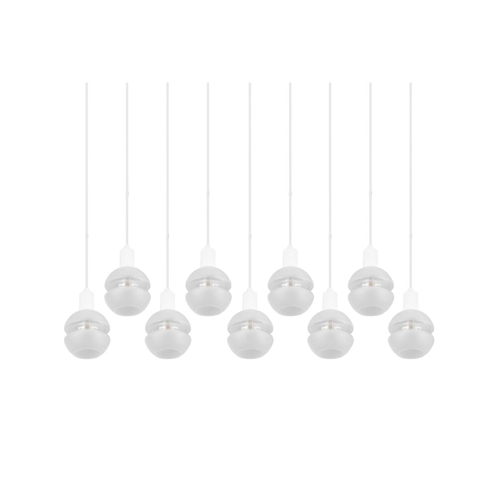 Trio Mela Pendant Light white, 9-light sources