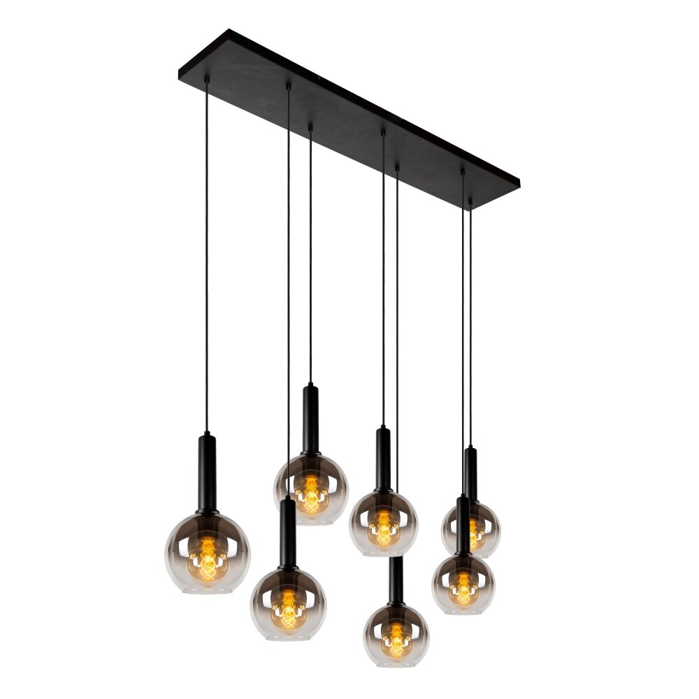 Lucide MARIUS Pendant Light black, 7-light sources