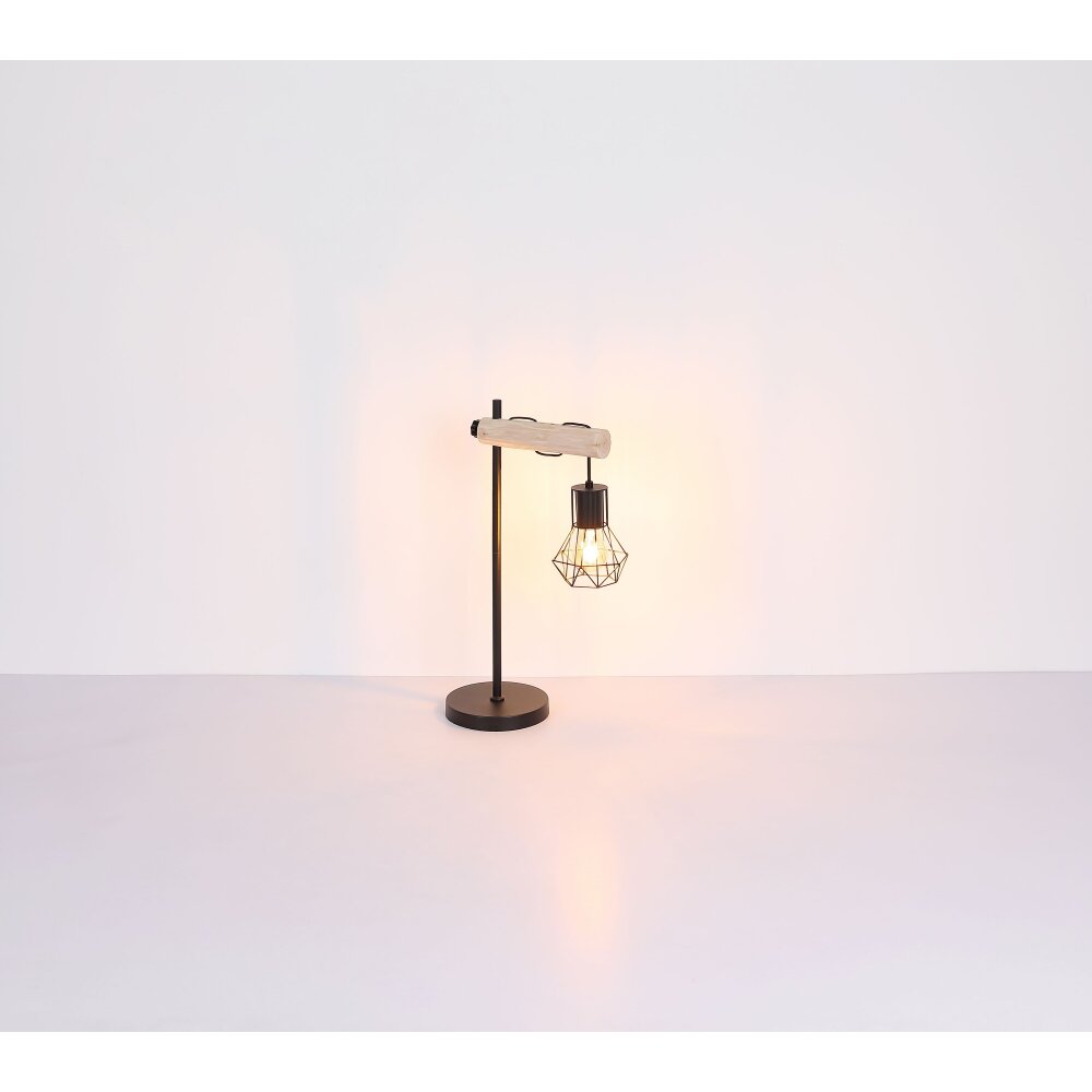 Globo PRISKA Table lamp Ecru, black, 1-light source