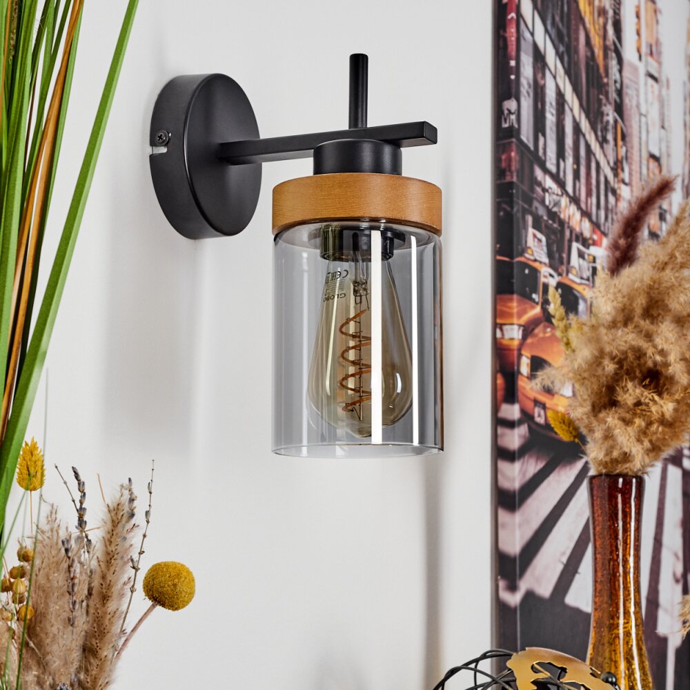 Amignon Wall Light Ecru, black, 1-light source