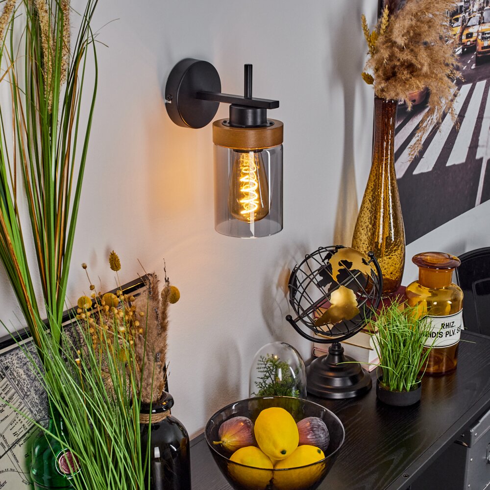 Amignon Wall Light Ecru, black, 1-light source