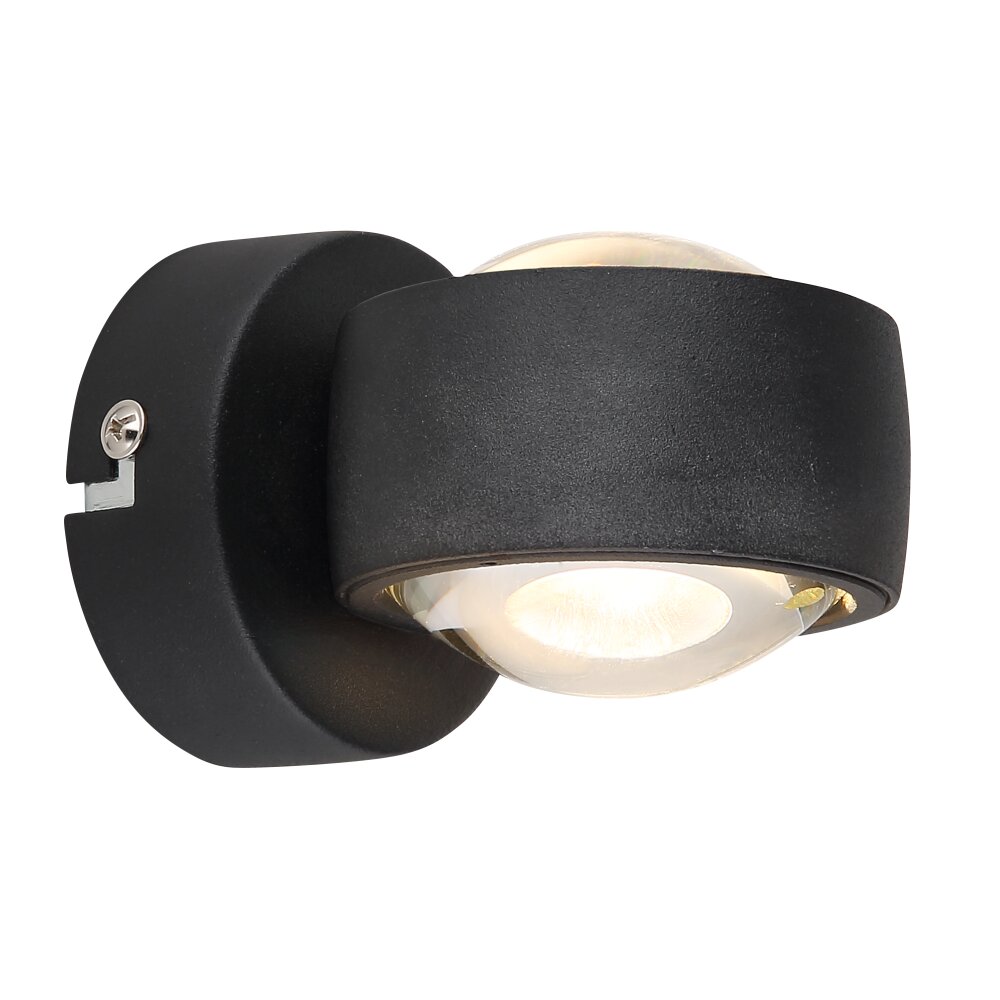 Globo RANDI Wall Light LED black, 2-light sources