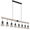 Globo PRISKA Pendant Light Ecru, black, 8-light sources