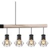 Globo PRISKA Pendant Light Ecru, black, 8-light sources