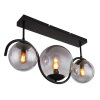 Globo PORRY Ceiling Light black, 3-light sources