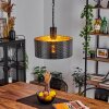 Chabian Pendant Light brown, Wood like finish, black, 1-light source