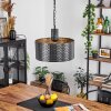 Chabian Pendant Light brown, Wood like finish, black, 1-light source