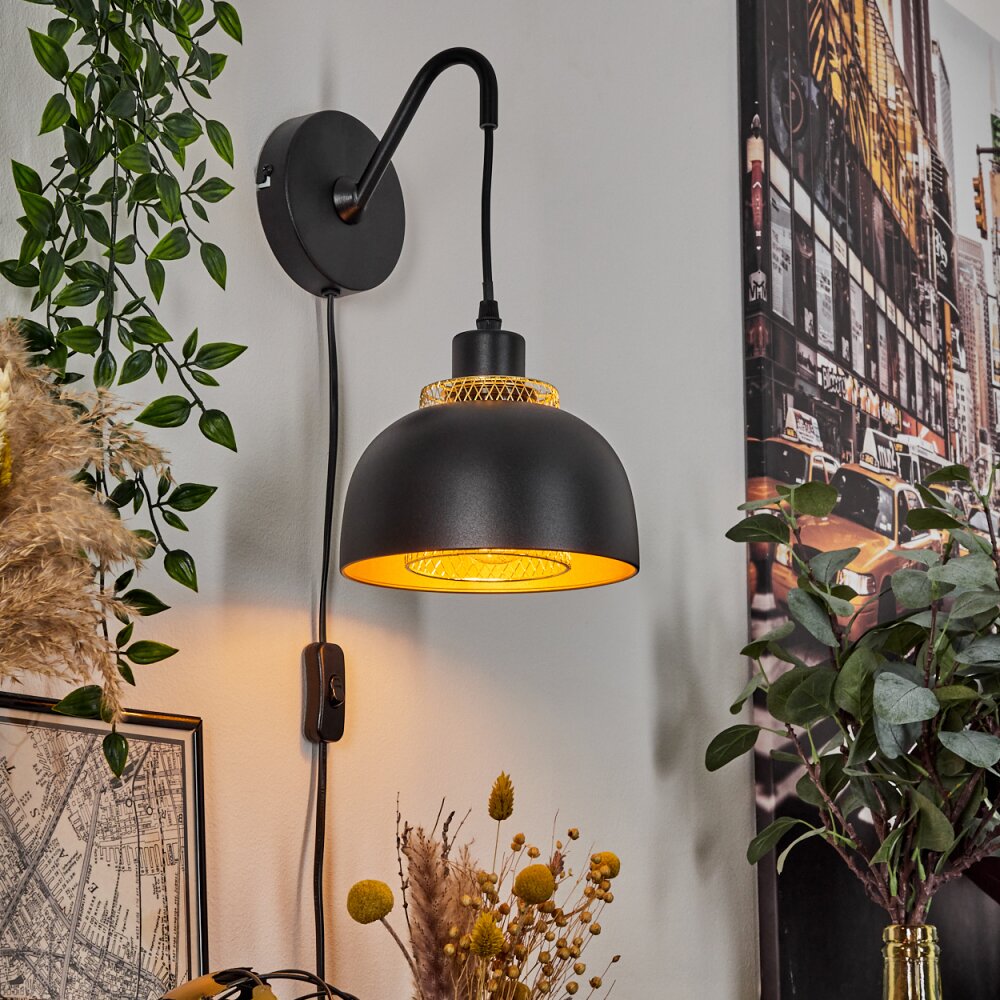 Wambez Wall Light black, 1-light source