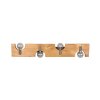 Trio Tailor Ceiling Light dark brown, Ecru, matt nickel, 4-light sources