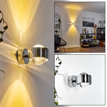 Sapri Wall Light chrome, 1-light source