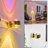 Sapri Wall Light gold, 1-light source