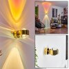 Sapri Wall Light gold, 1-light source