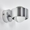 Sapri Wall Light silver, 1-light source