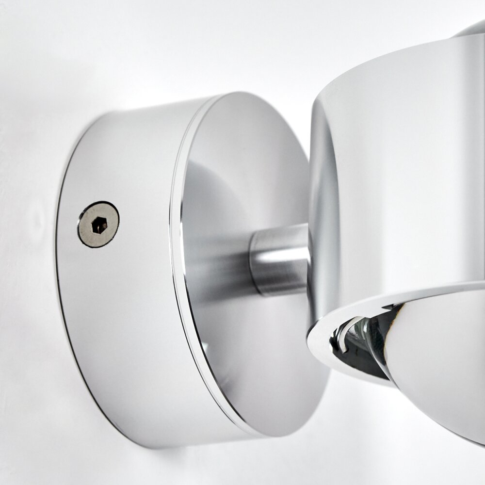 Sapri Wall Light silver, 1-light source