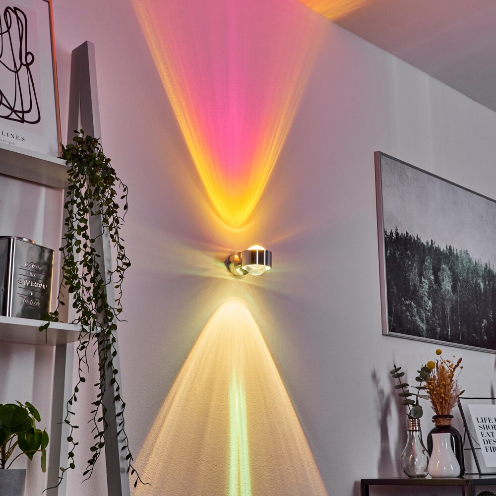 Sapri Wall Light silver, 1-light source