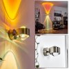 Sapri Wall Light matt nickel, 1-light source