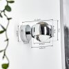 Sapri Wall Light chrome, 1-light source