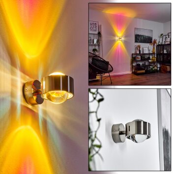 Sapri Wall Light matt nickel, 1-light source