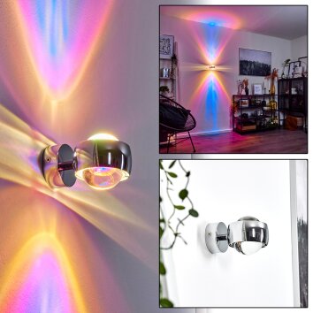 Sapri Wall Light chrome, 1-light source