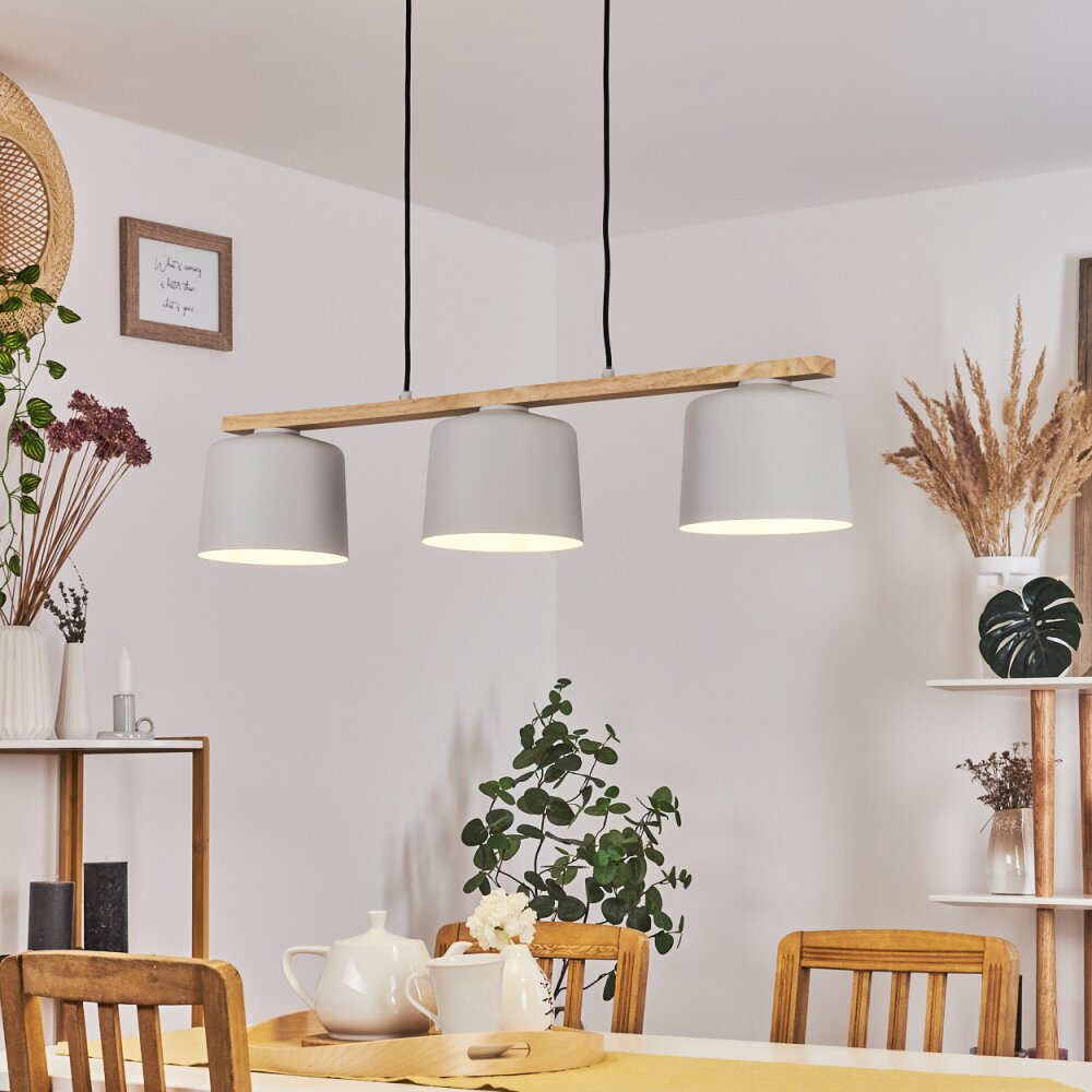 Combarbala Pendant Light grey, Ecru, 3-light sources
