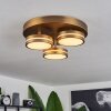 Huallilemu Ceiling Light LED antique brass, 3-light sources