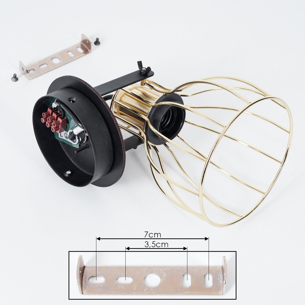 Bitterroot Ceiling Light black, 1-light source