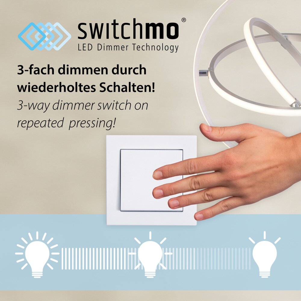 Leuchten-Direkt EMILIA Ceiling Light LED Ecru, black, 1-light source