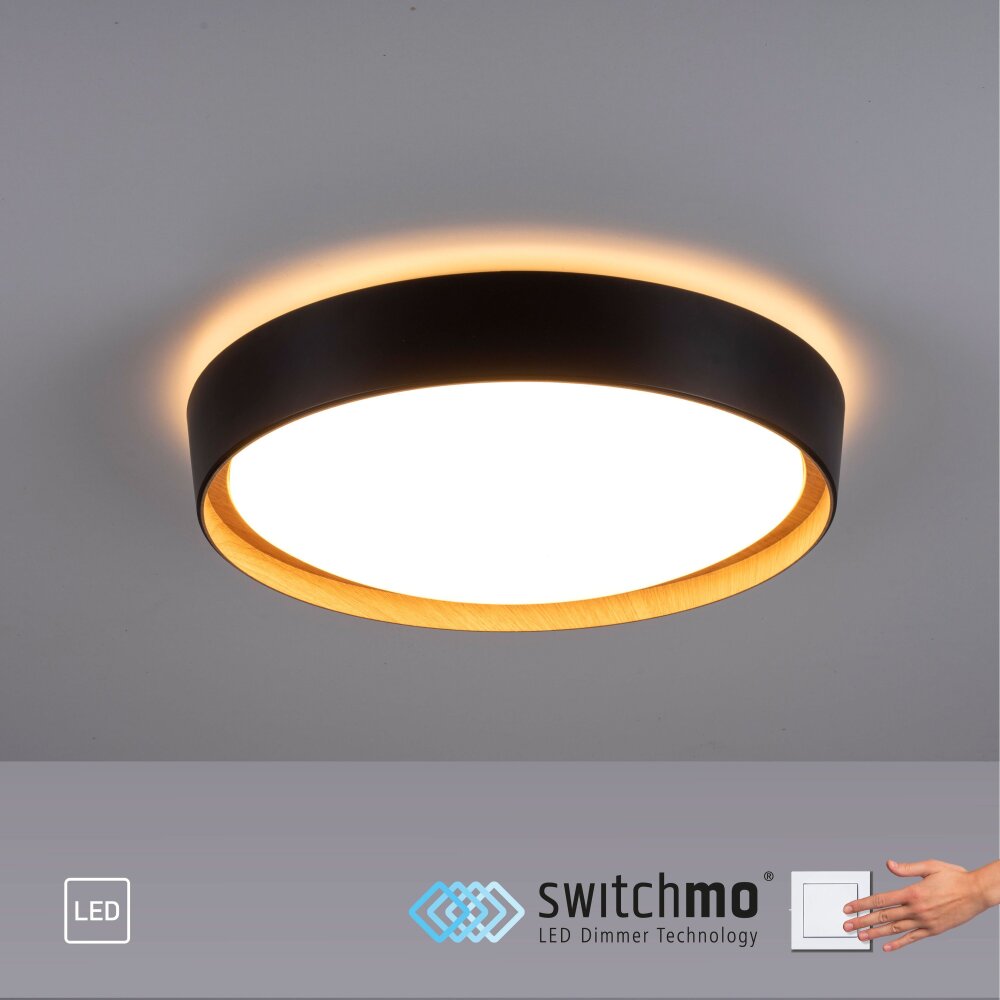 Leuchten-Direkt EMILIA Ceiling Light LED Ecru, black, 1-light source