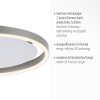 Leuchten-Direkt RITUS Ceiling Light LED aluminium, 1-light source