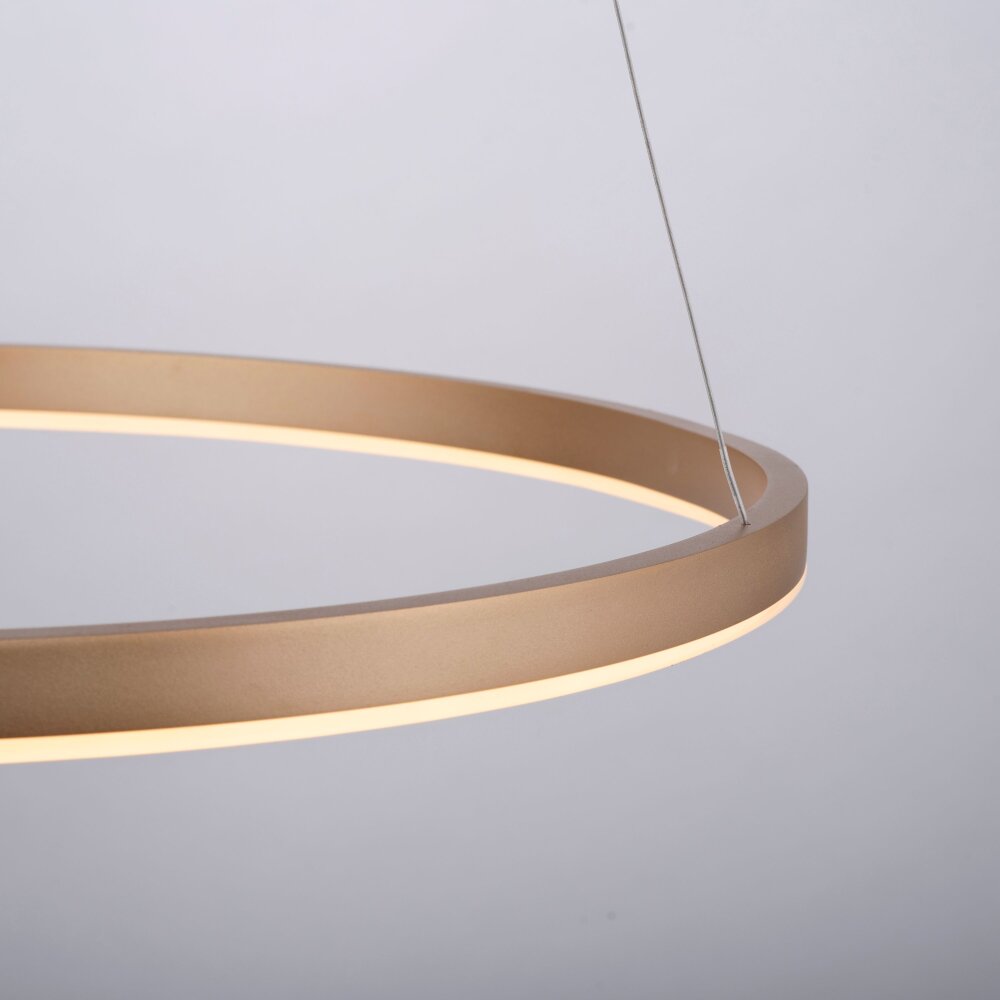 Leuchten-Direkt RITUS Pendant Light LED brass, 1-light source