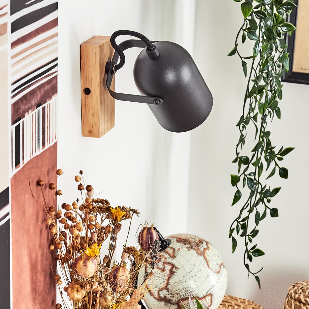 Vergoignan Wall Light Ecru, black, 1-light source