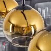 Koyoto  Pendant Light glass 15 cm gold, clear, 5-light sources