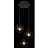 Globo TAMARA Pendant Light black, 3-light sources