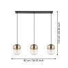 Eglo MARYVILLA Pendant Light bronzed, black, 3-light sources