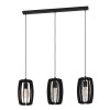 Eglo BAJAZZARA Pendant Light black, 3-light sources