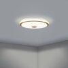 Eglo LANCIANO Ceiling Light LED brown, white, 1-light source, Remote control