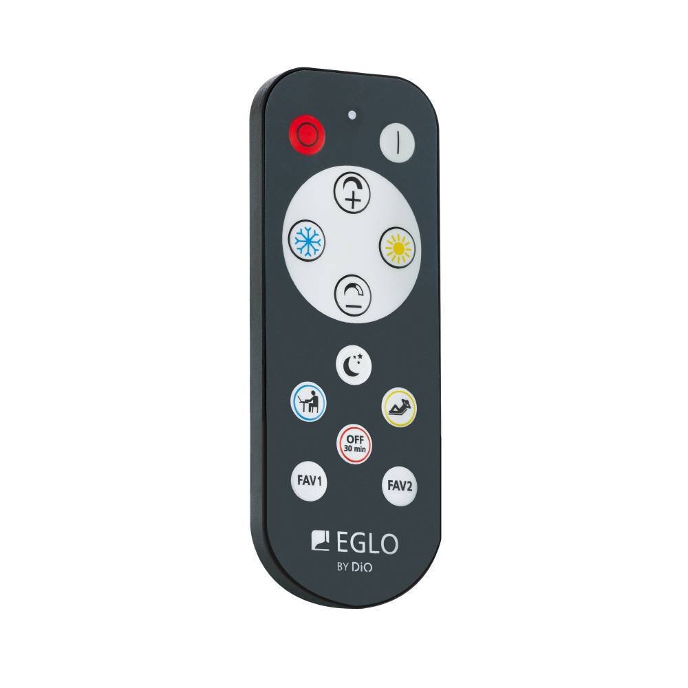Eglo CALAGRANO Ceiling Light LED black, 2-light sources, Remote control