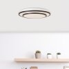 Brilliant Luciano Ceiling Light LED black, white, 1-light source, Remote control