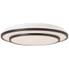 Brilliant Luciano Ceiling Light LED black, white, 1-light source, Remote control