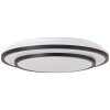 Brilliant Luciano Ceiling Light LED black, white, 1-light source, Remote control