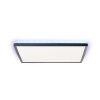 Brilliant Saltery Ceiling Light LED black, white, 1-light source, Remote control, Colour changer